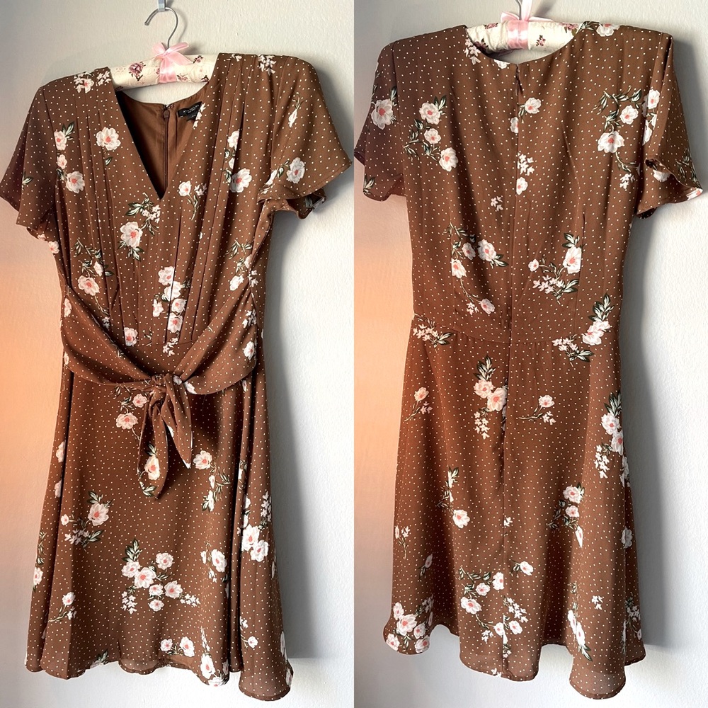 Ann Taylor Factory Brown Mini Dress Size 2 Women’s